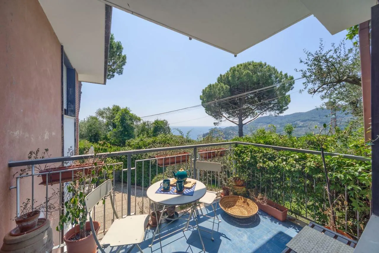 Apartmán Casa Anna Sea View, Pool, Parking & Wifi Rapallo