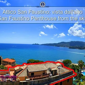 Hébergement de vacances Attico San Faustino 165 Mq 110 Mq Di Terrazza- In 700 ,vista Mare Strepitosa-100 M Dalla Spiaggia-parking Esclusivo-sky,netflix, Rapallo