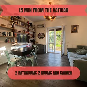 15 Min From The Vatican Wi-fi And Garden , Roma Italia